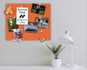 Prikbord orange
