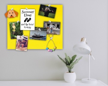 Prikbord yellow